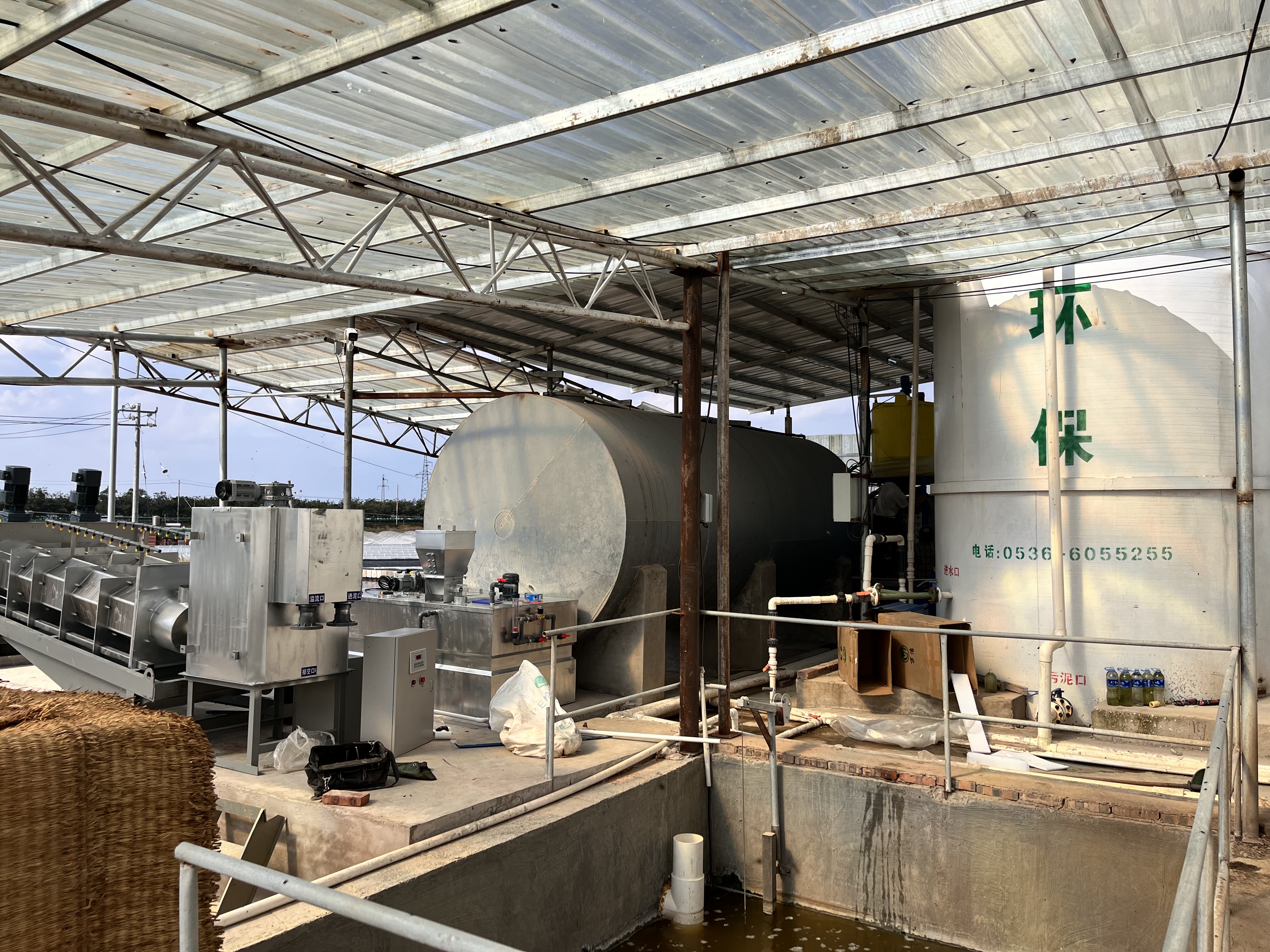 尾菜加工廢水能不能用疊螺機？云南尾菜加工新增402型疊螺機